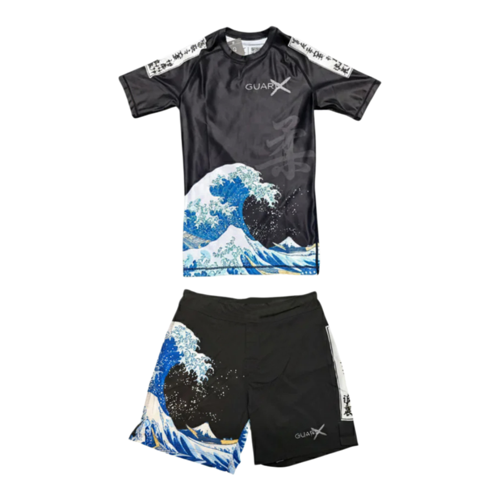 Summer Japanese Clothing - Japan Ukiyo-e Ocean Wave Brazilian Jiu