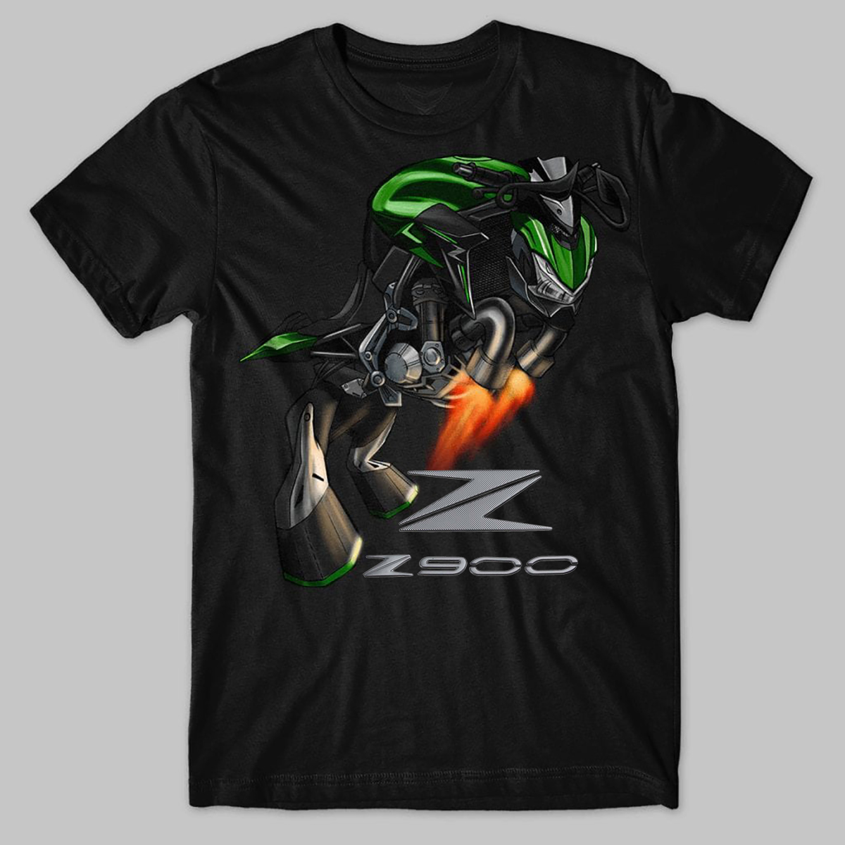 Summer Japanese Clothing - Classic Japanese Motorcycle Z900 Bull Inspiration