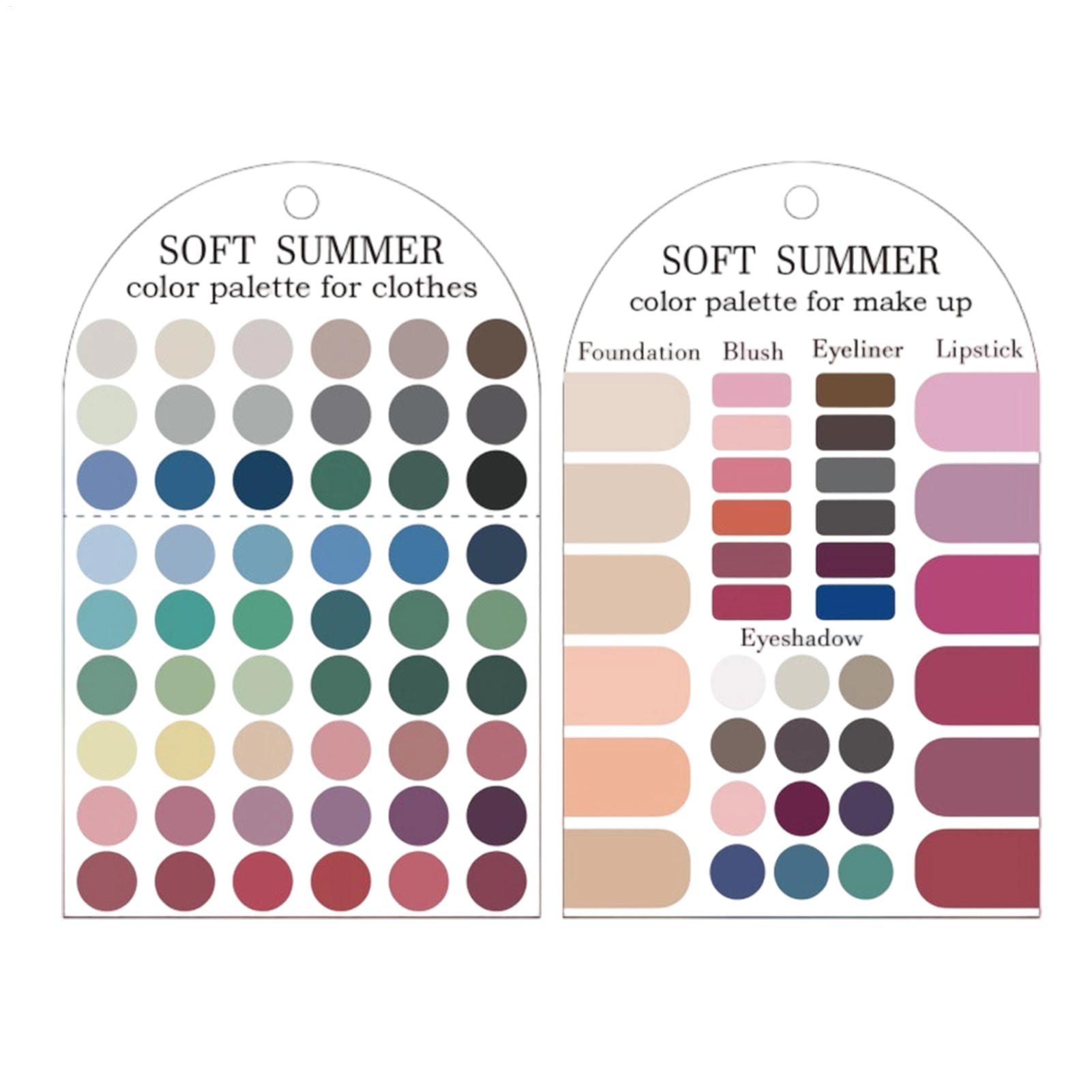 Summer Clothing Palette - Soft Summer Color Palette Card 2