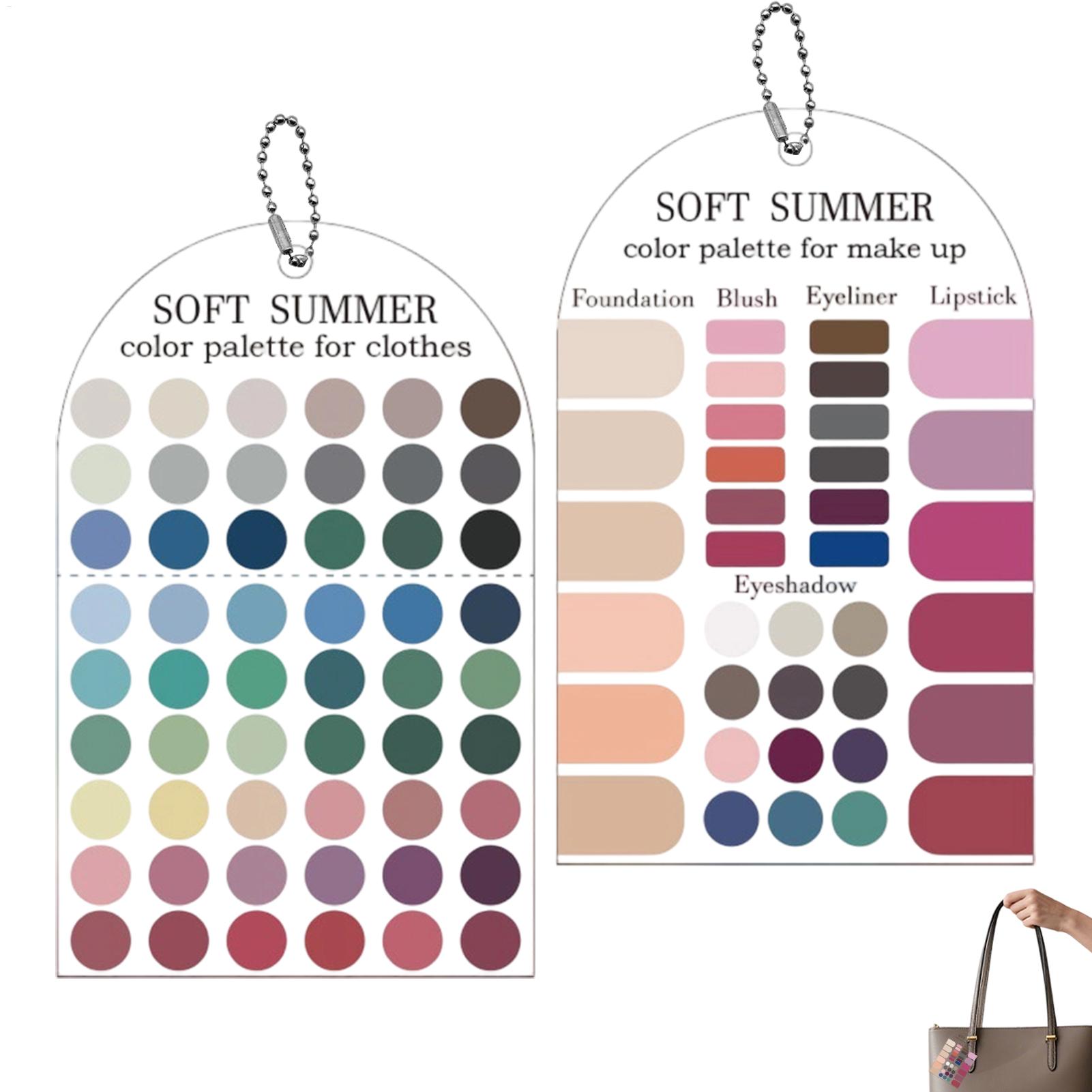 2pcs Soft Summer Color Palette - đánh giá và giá Summer Clothing Palette