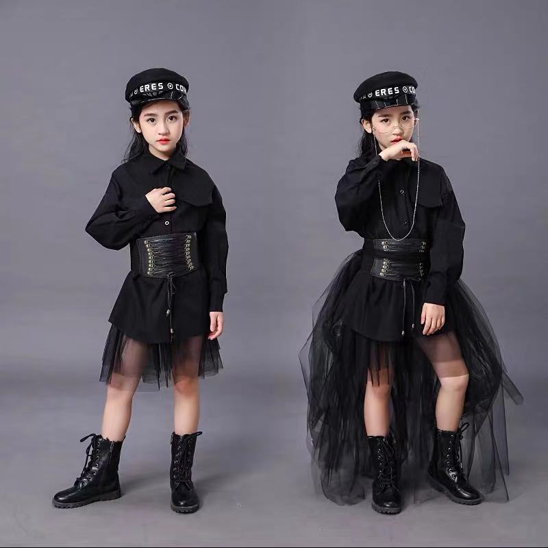 Children's Black Suit Girls Mo - đánh giá và giá Summer Clothing Set For Girls