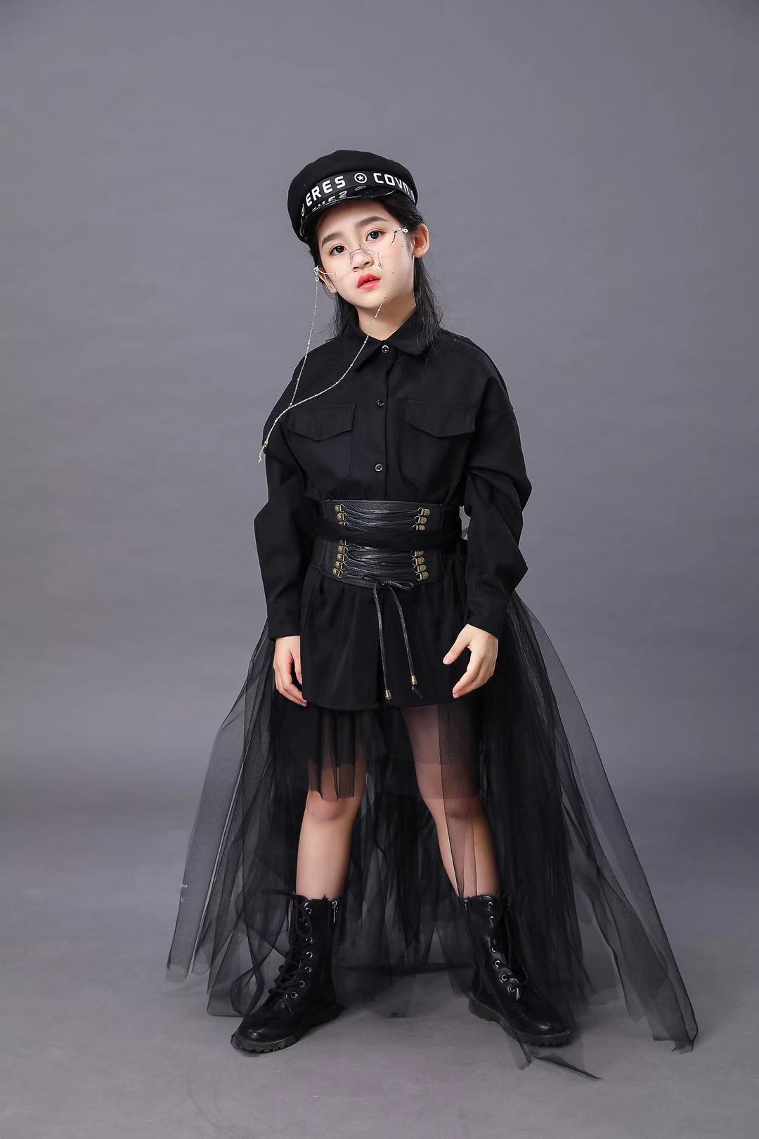Children's Black Suit Girls Mo - đánh giá và giá Summer Clothing Set For Girls