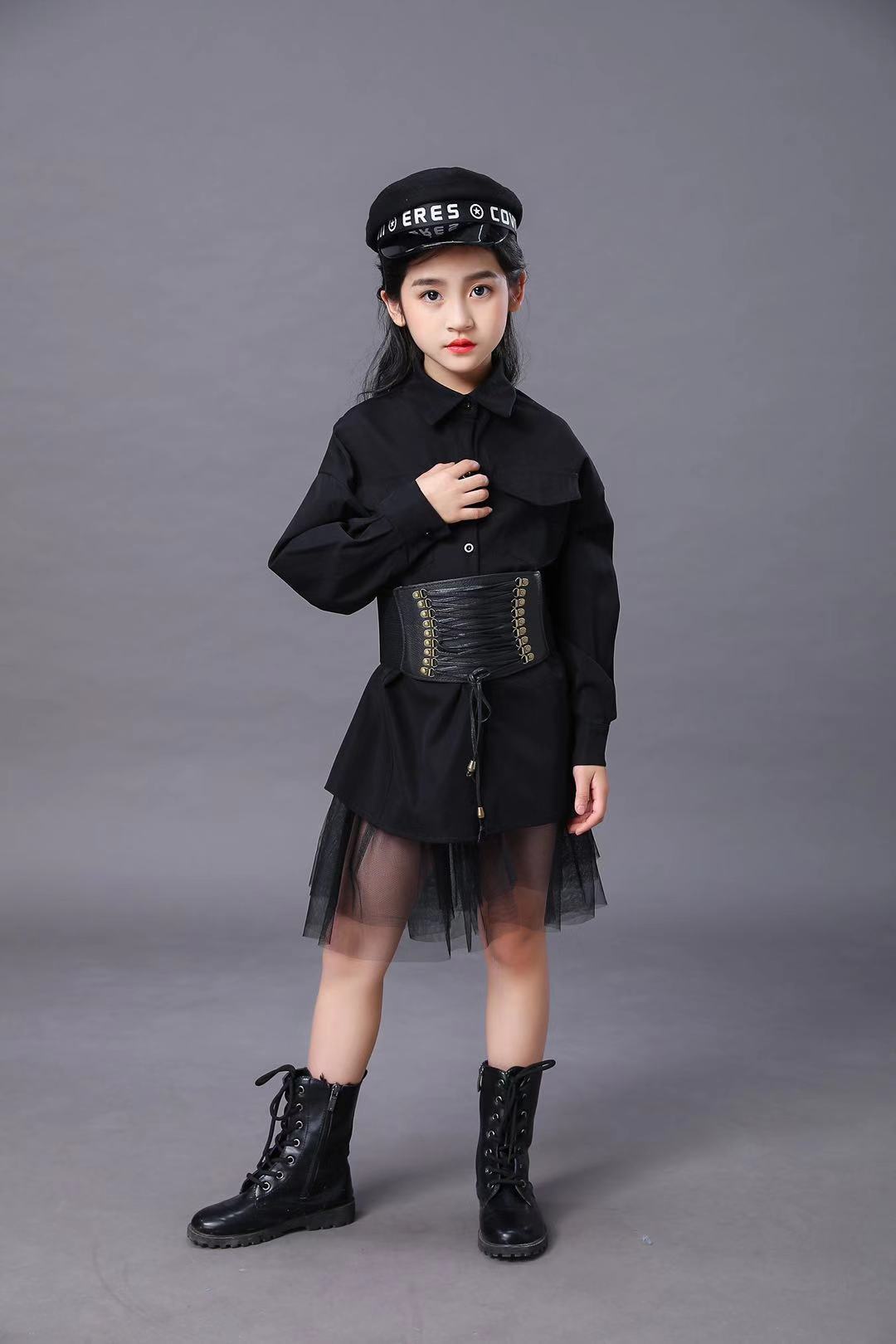 Children's Black Suit Girls Mo - đánh giá và giá Summer Clothing Set For Girls