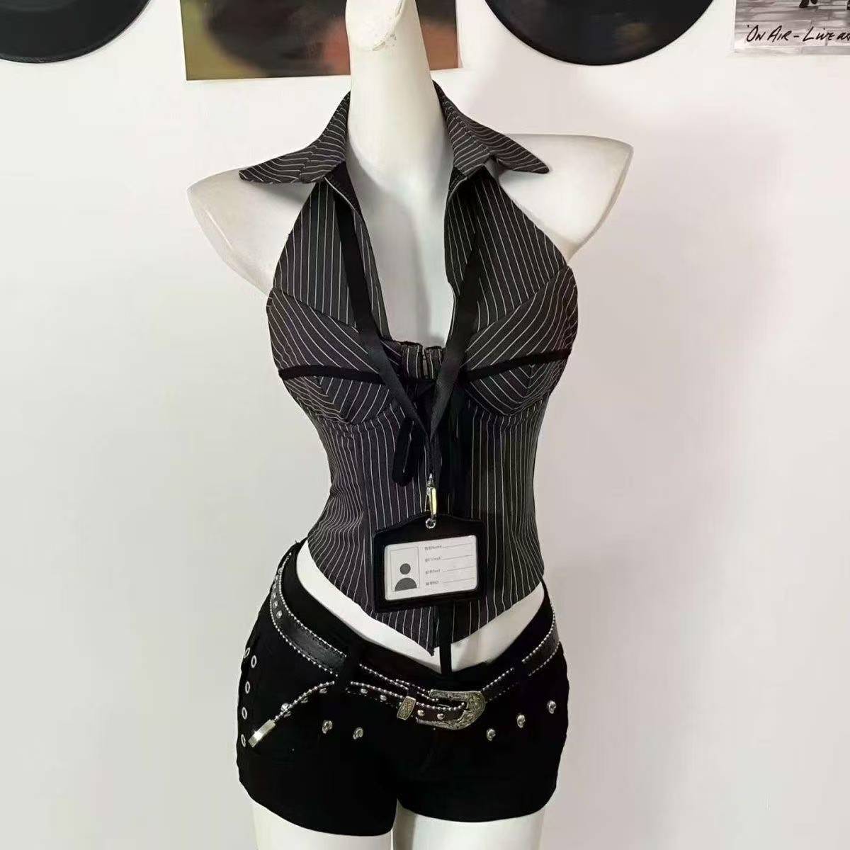 American Style Y2K Vintage Sho - đánh giá và giá Summer Clothing Set For Girls