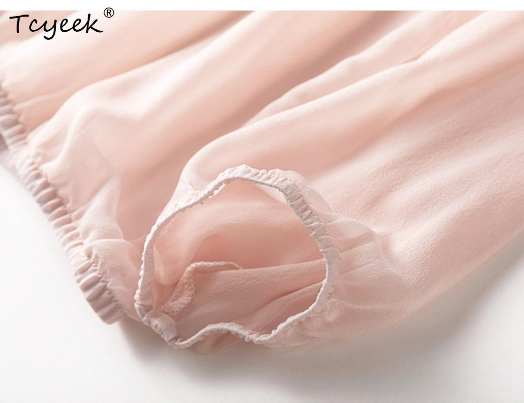 Tcyeek 100% Real Mulberry Silk - đánh giá và giá Summer Clothing Tops