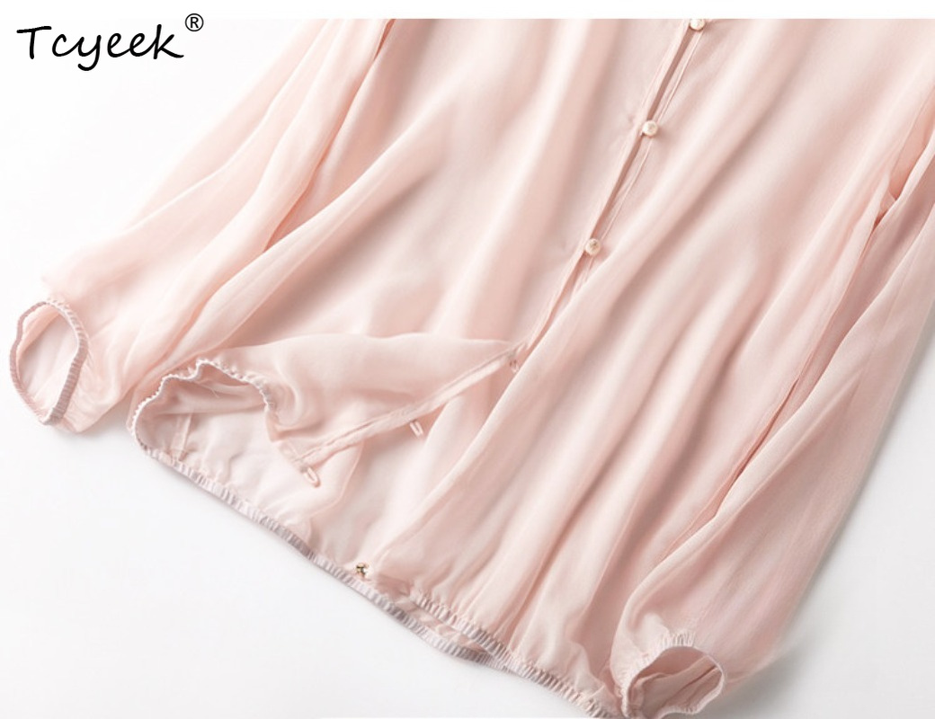 Tcyeek 100% Real Mulberry Silk - đánh giá và giá Summer Clothing Tops