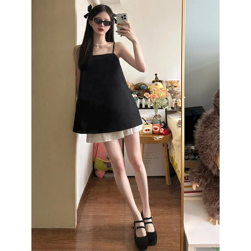 Color Contrast Chic Girl 2pc S - đánh giá và giá Summer Clothing Set For Girls