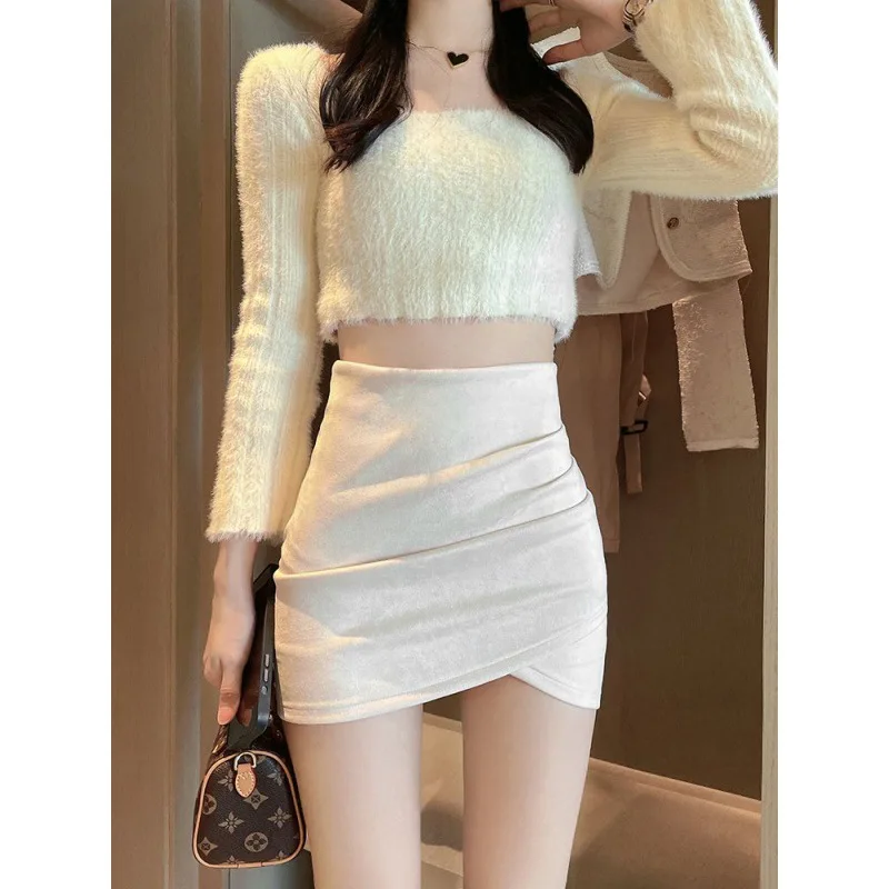 Korean Fashion Mini Skirt Soli - đánh giá và giá Summer Clothing Wraps