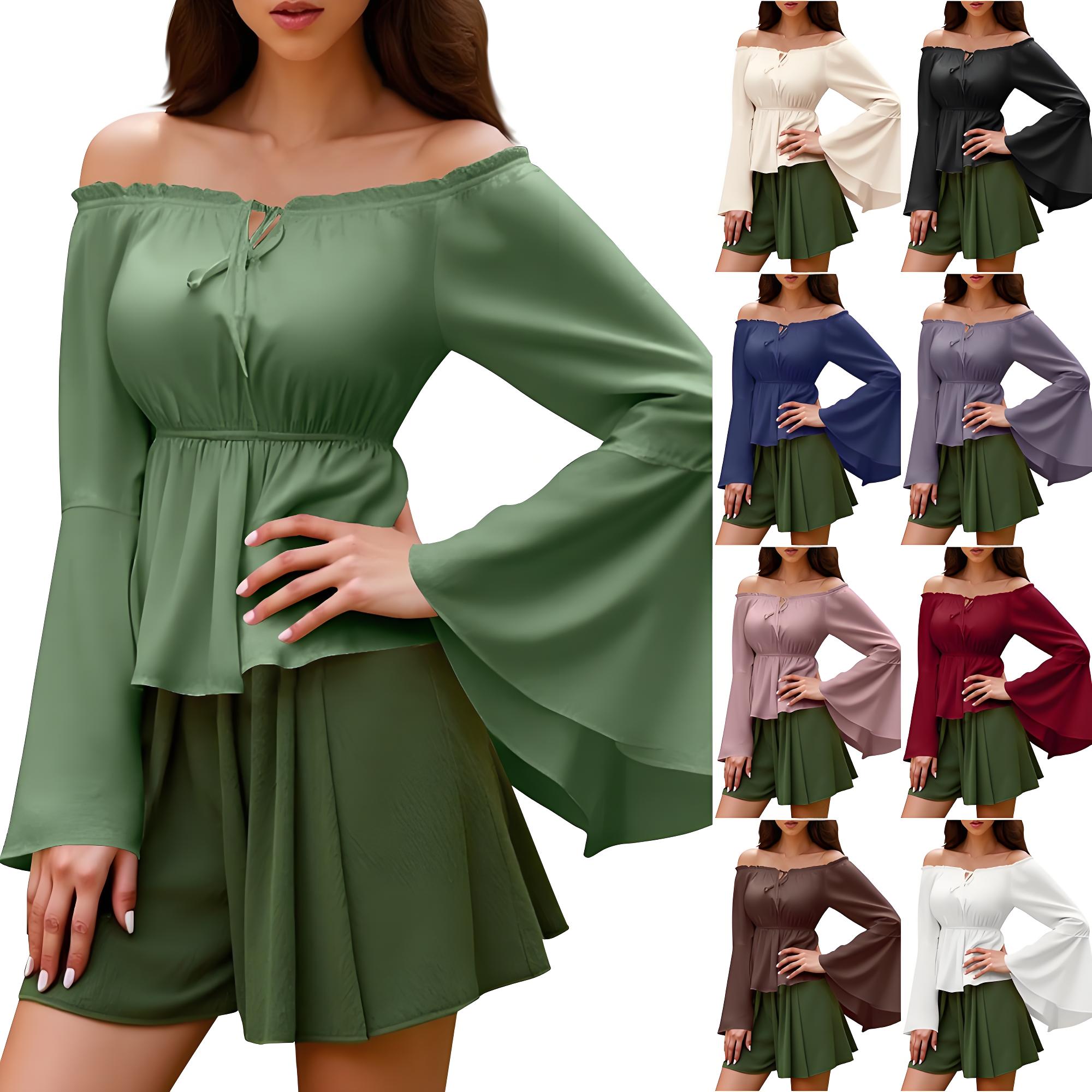 Renaissance Blouse Peasant Wom - đánh giá và giá Off Shoulder Blouse