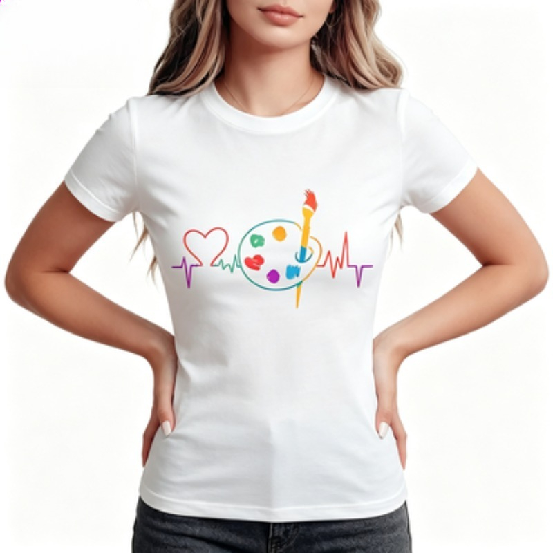 Colorful Geometric Women's Cas - đánh giá và giá Summer Clothing Palette