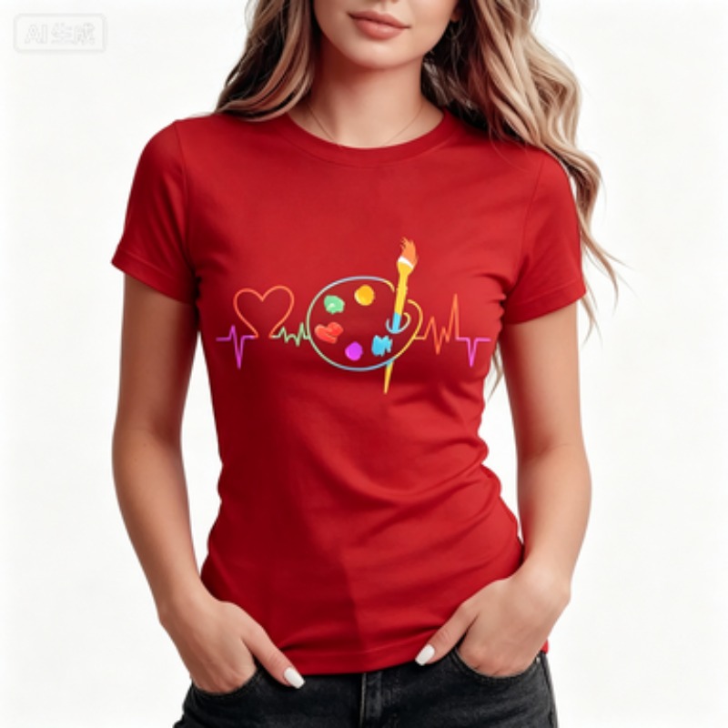 Colorful Geometric Women's Cas - đánh giá và giá Summer Clothing Palette
