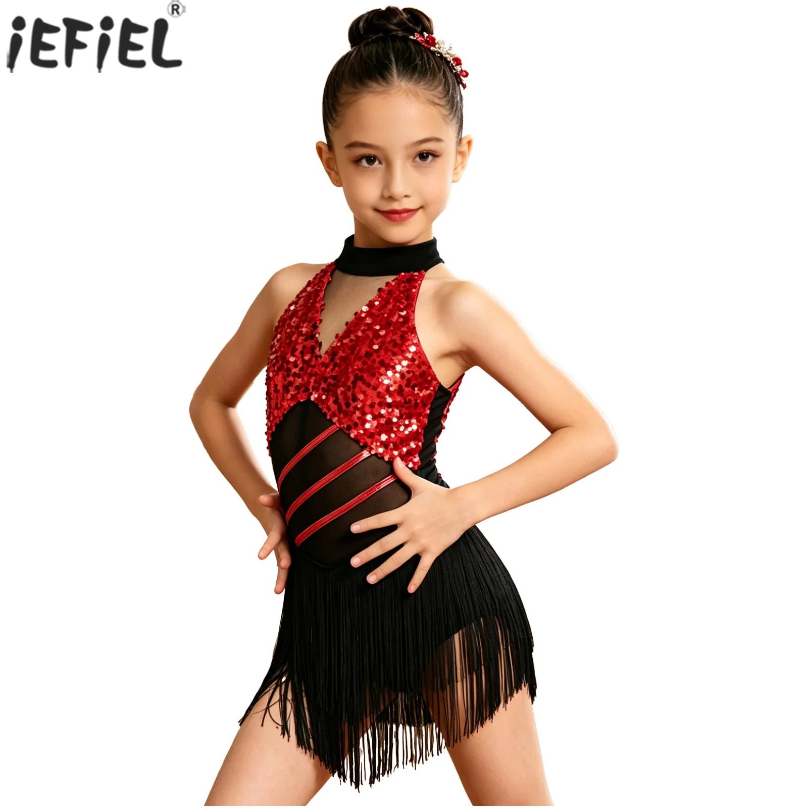 Kids Girls Cha-cha Salsa Latin - đánh giá và giá Summer Clothing Set For Girls